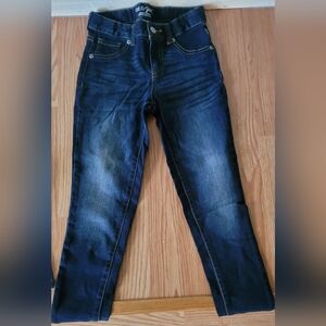 Classic Blue Straight Cut Jeans with Vintage Wash